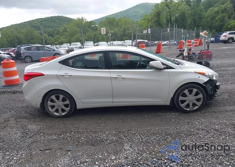 2012 Hyundai Elantra Limited из США, поврежденный, VIN 5NPDH4AE0CH121999
